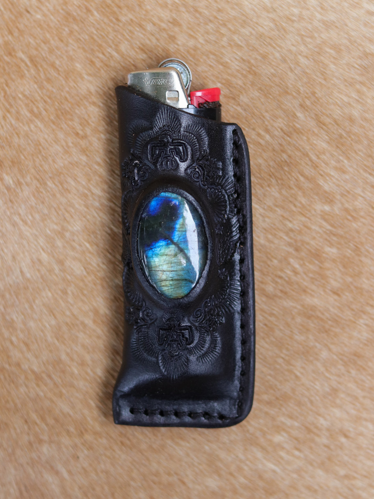 Woodstock Lighter Case with Labradorite
