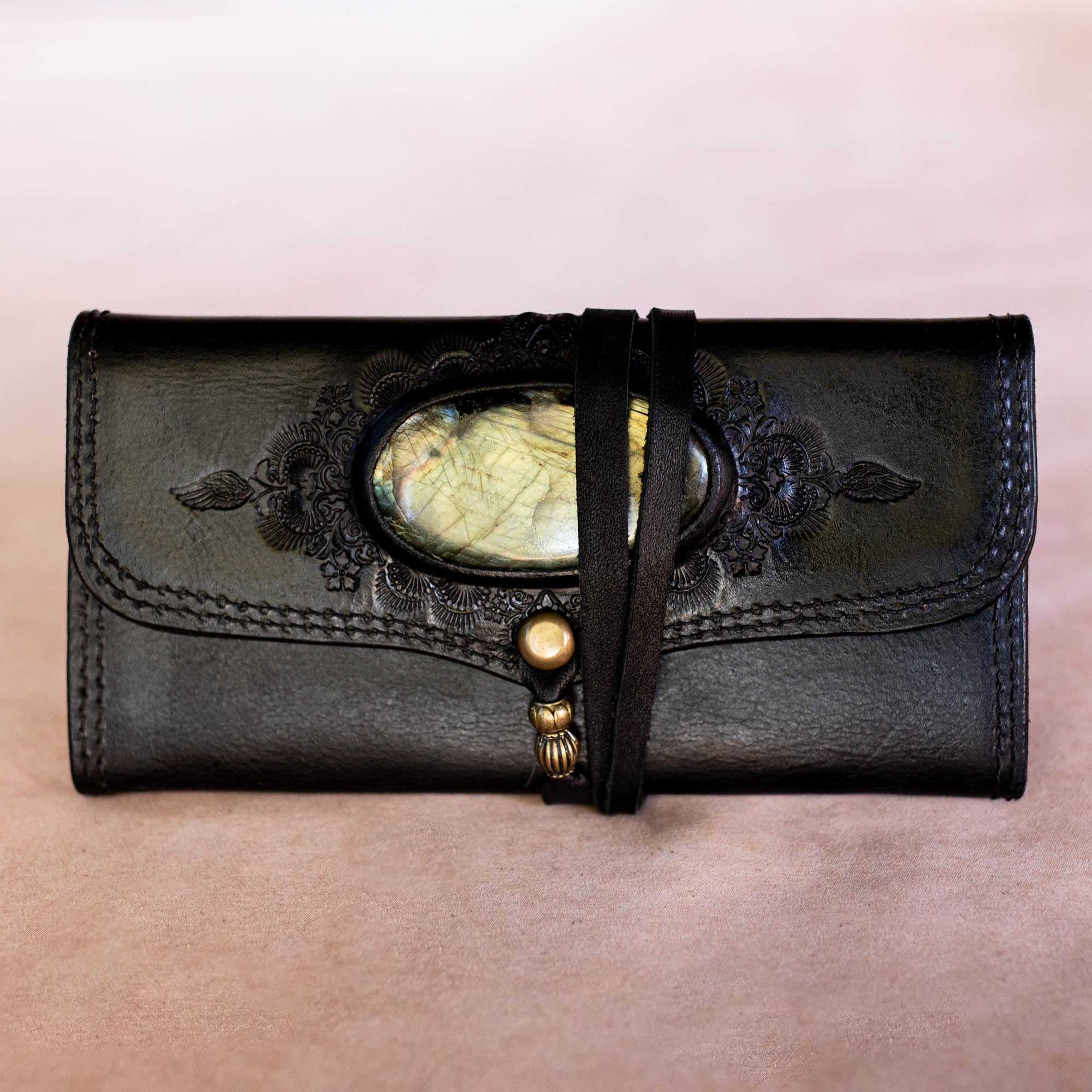 Mandala Wallet with Labradorite