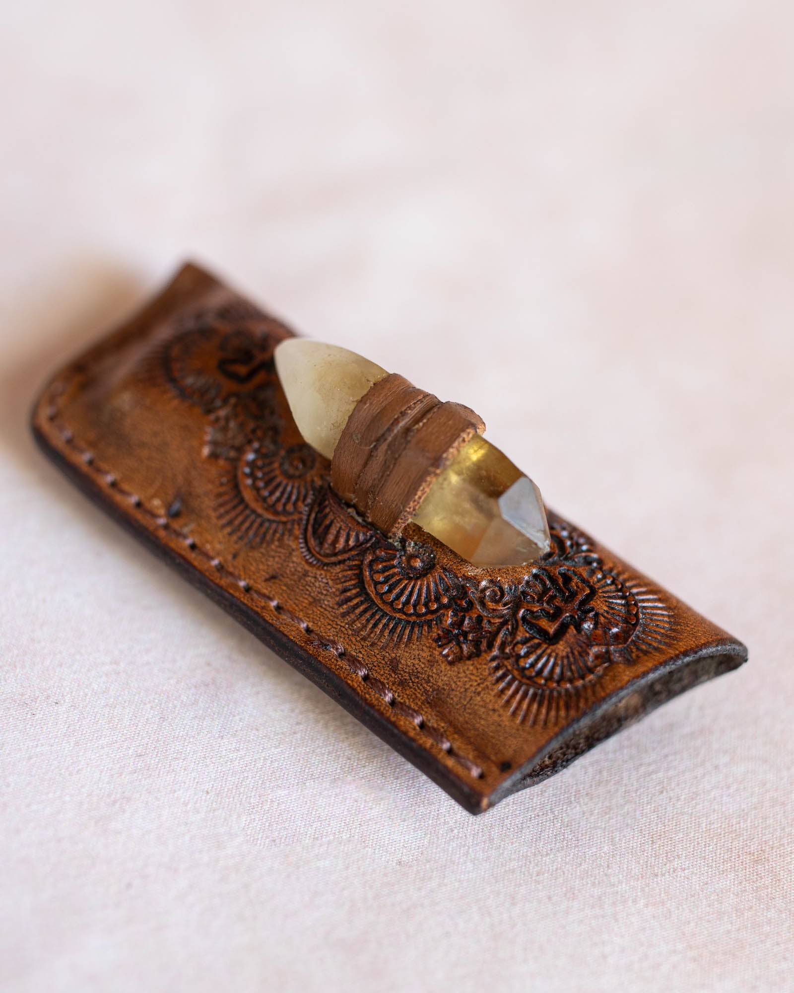 Woodstock Lighter Case with Citrine
