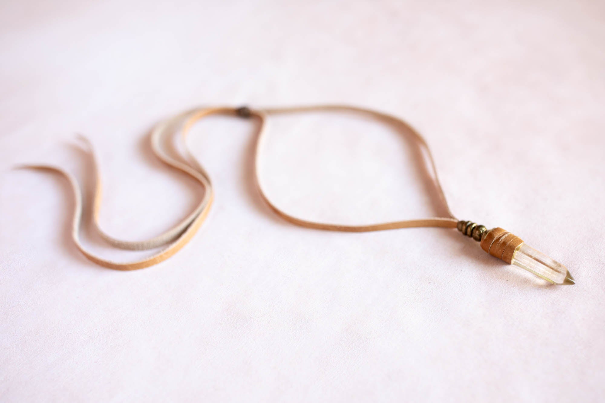 Priestess Necklace with Citrine