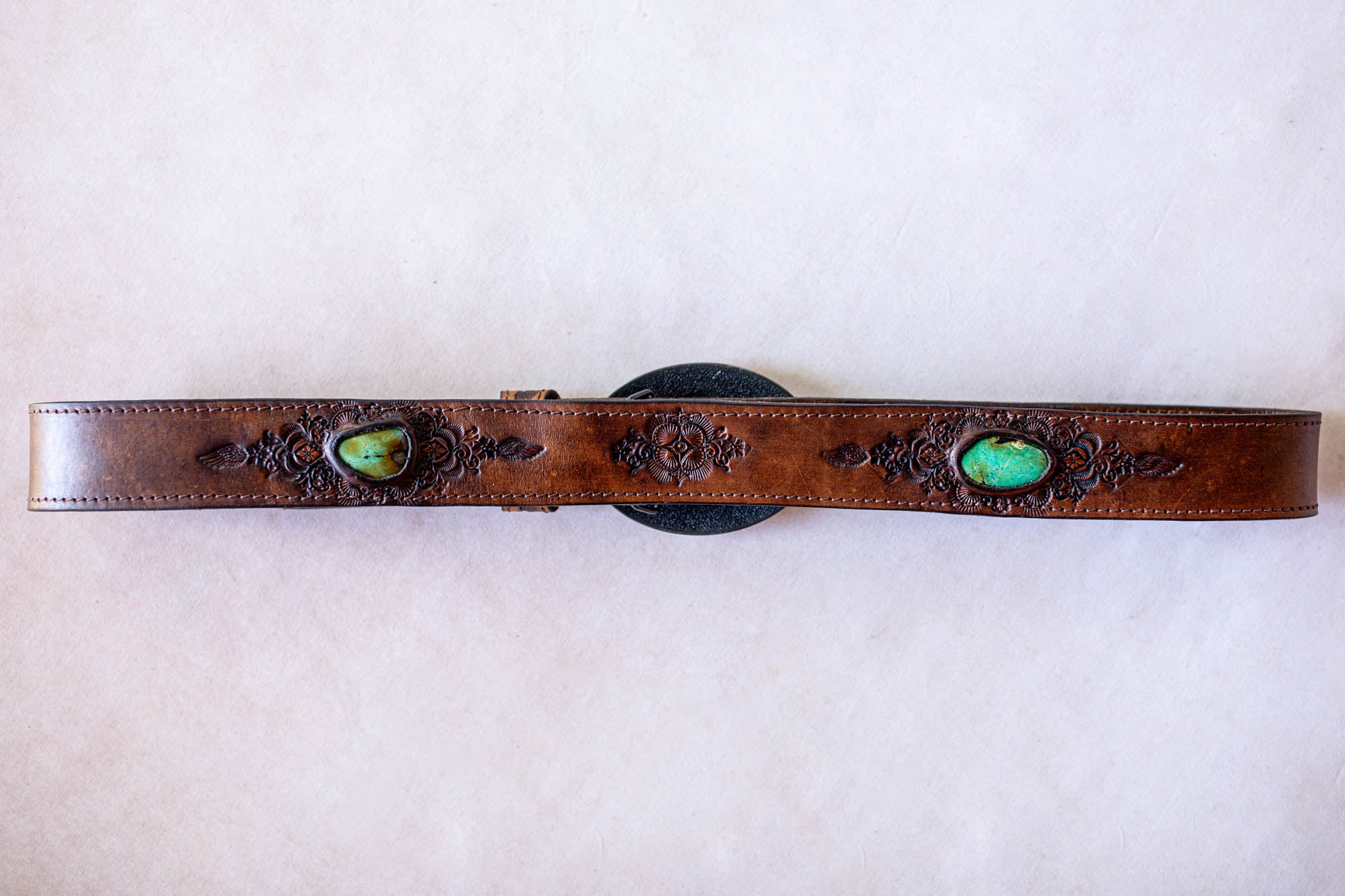 Desert Ranger Belt with Turquoise