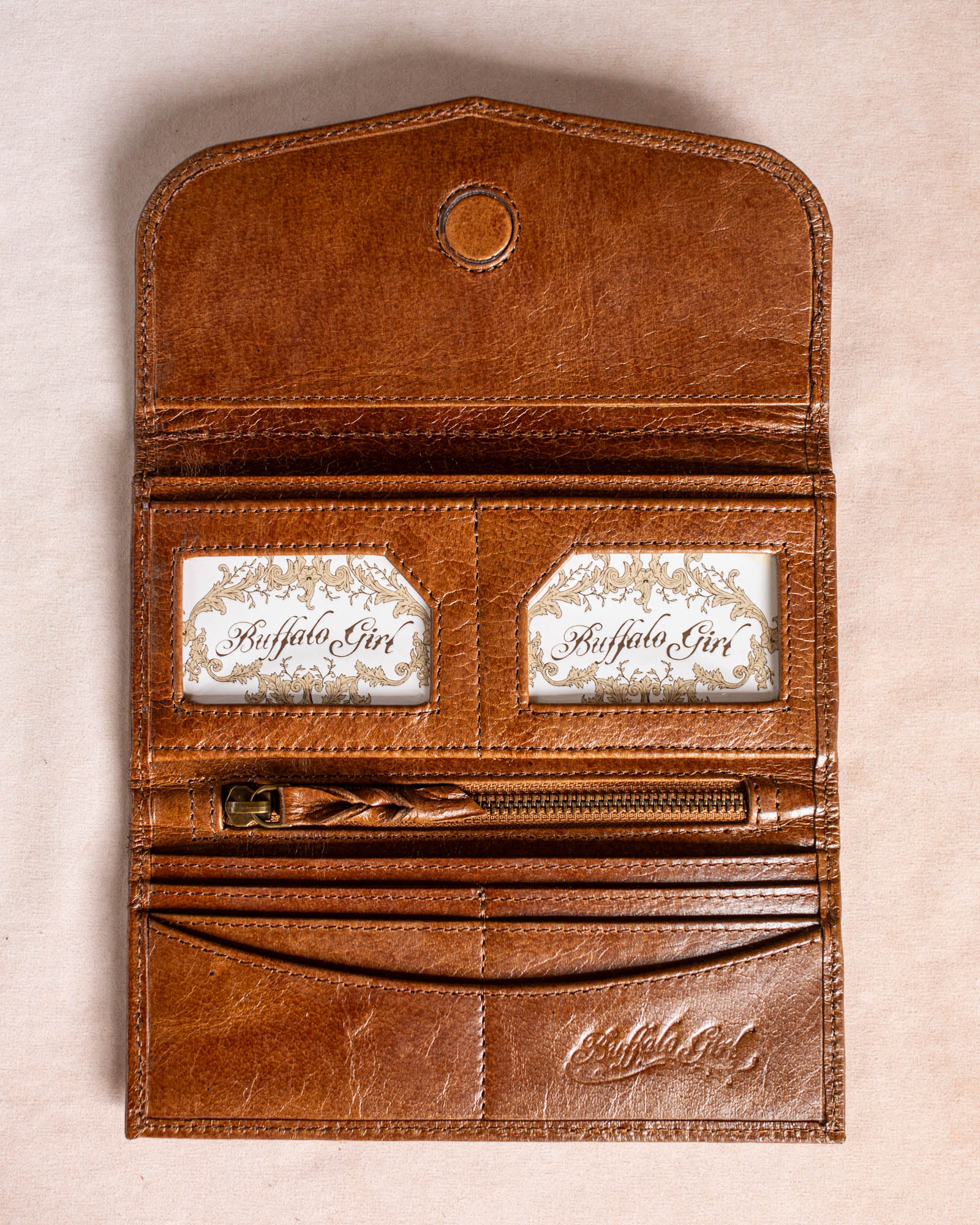 Flower Wallet with Mexican Turquoise