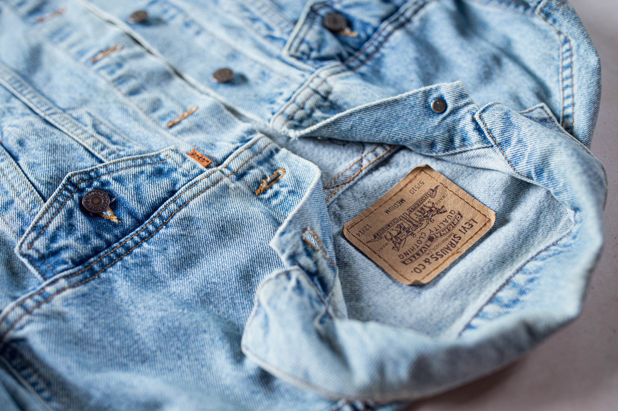 Blue Denim Easy Rider Tasseled Eagle Jacket
