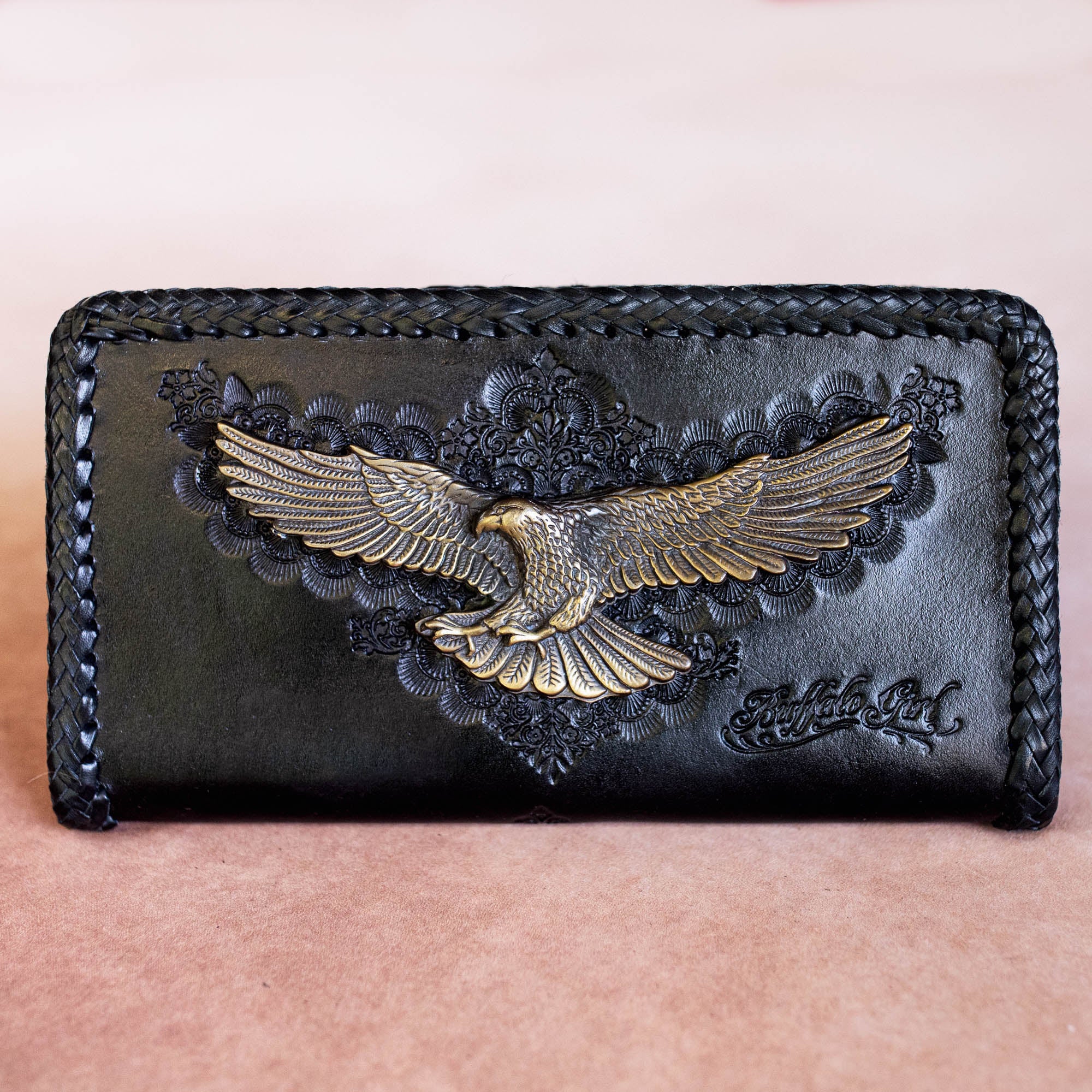 Large Double Sided Pegasus & Rebel Eagle Wallet