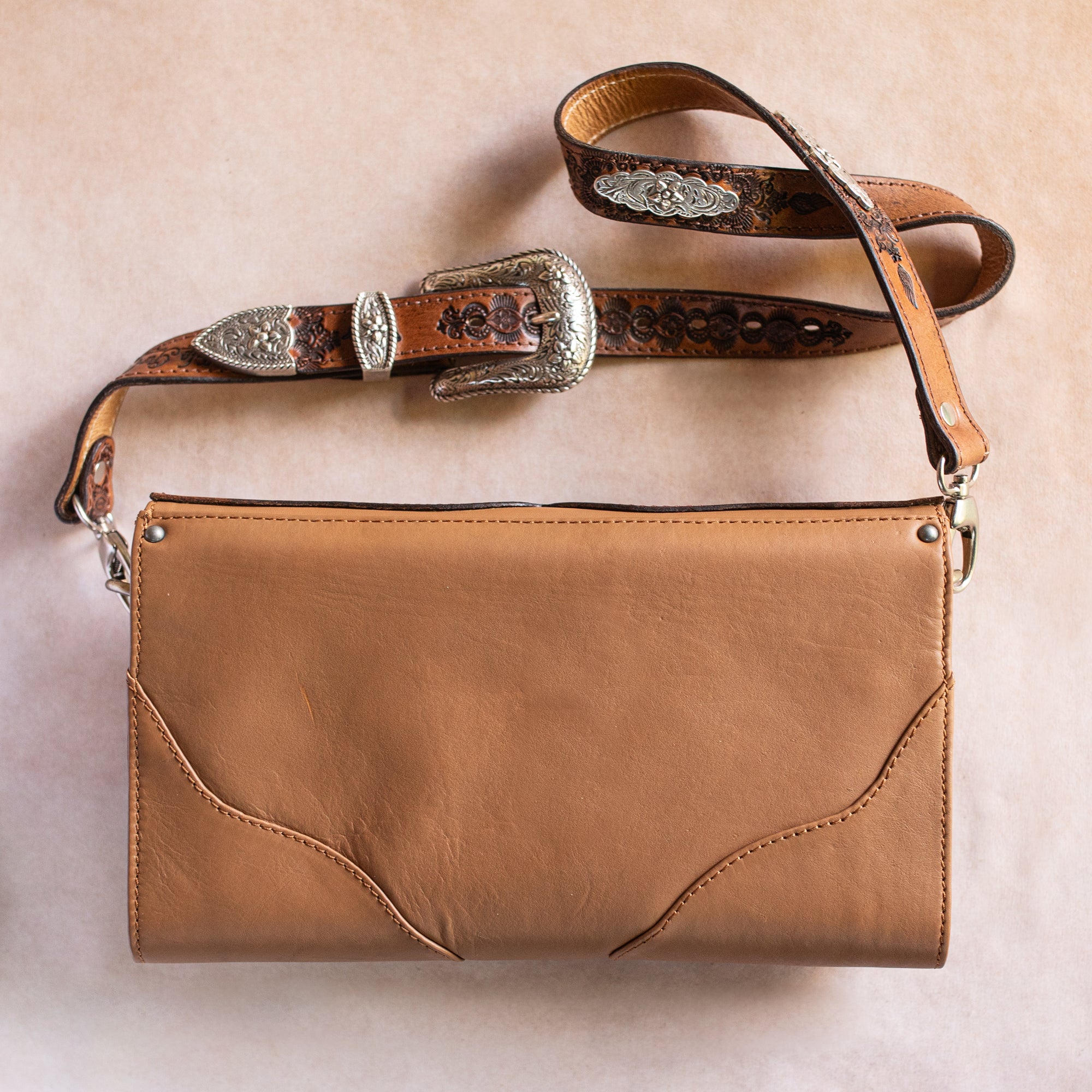 Pegasus Clutch with Navajo Concho