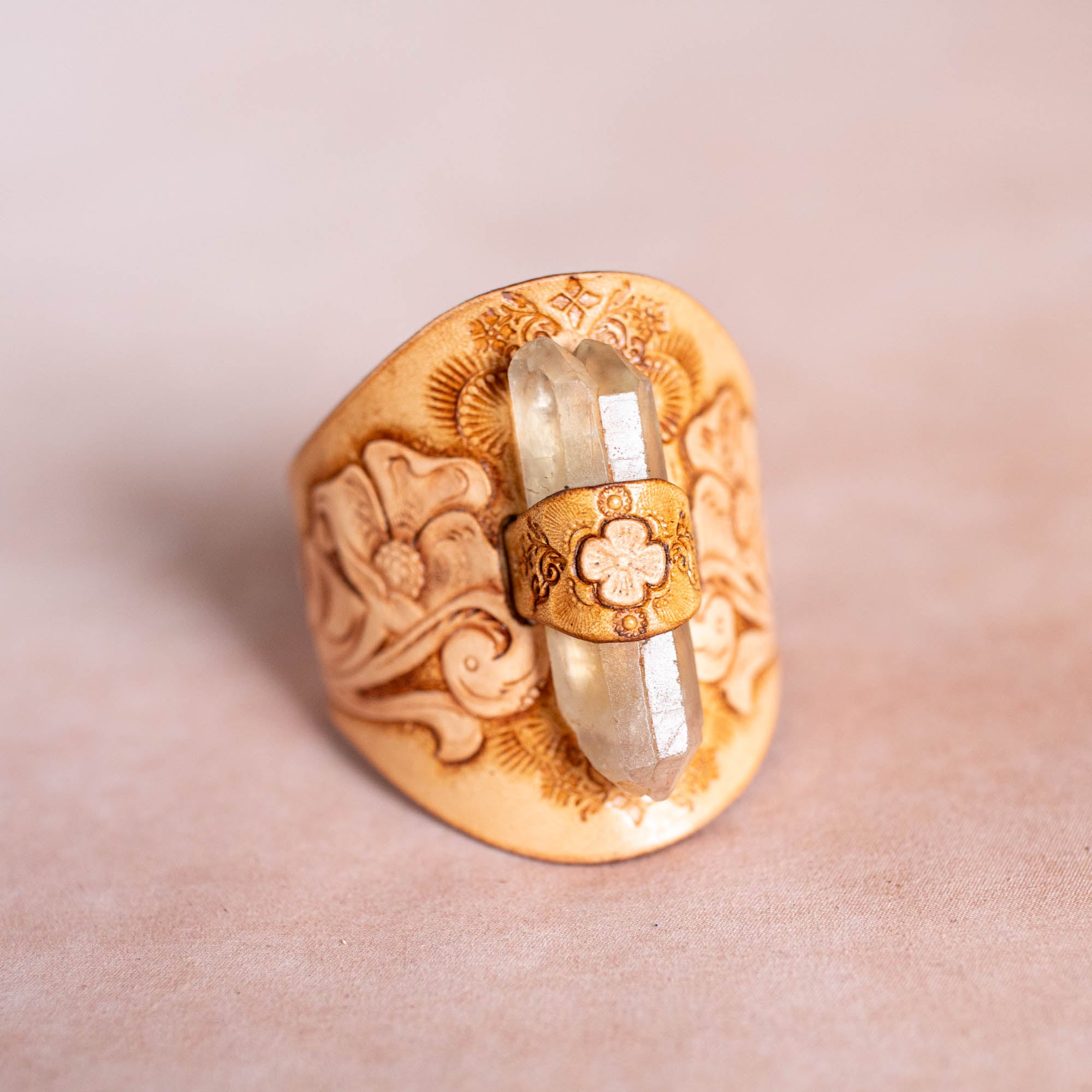 Western Priestess Cuff with Citrine