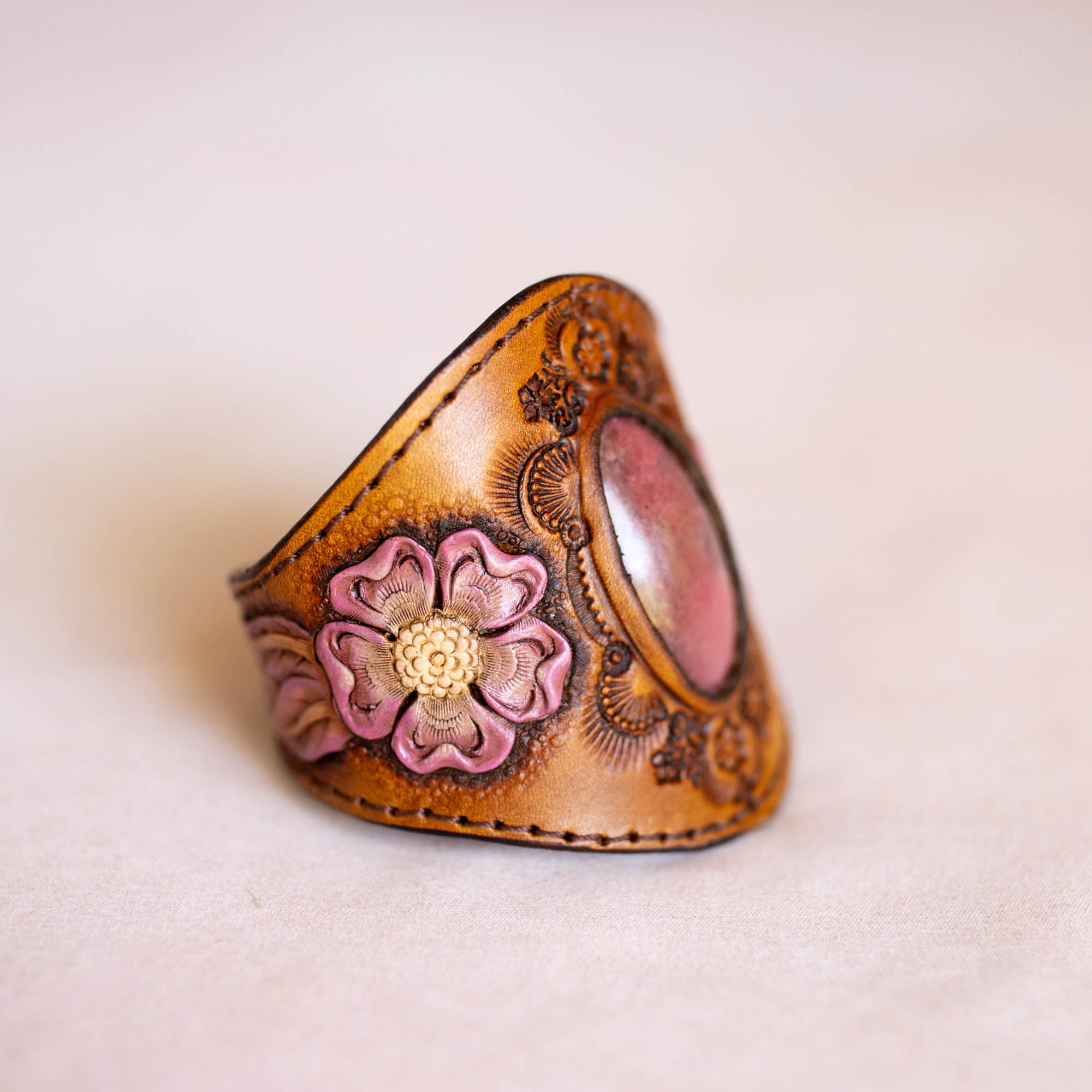 Desert Bloom Cuff with Rhodonite