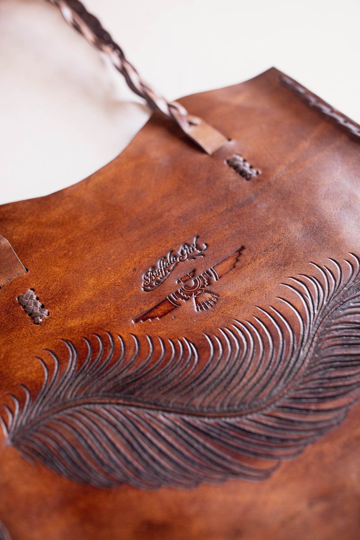 Dream Chaser Tote Bag with Navajo Concho