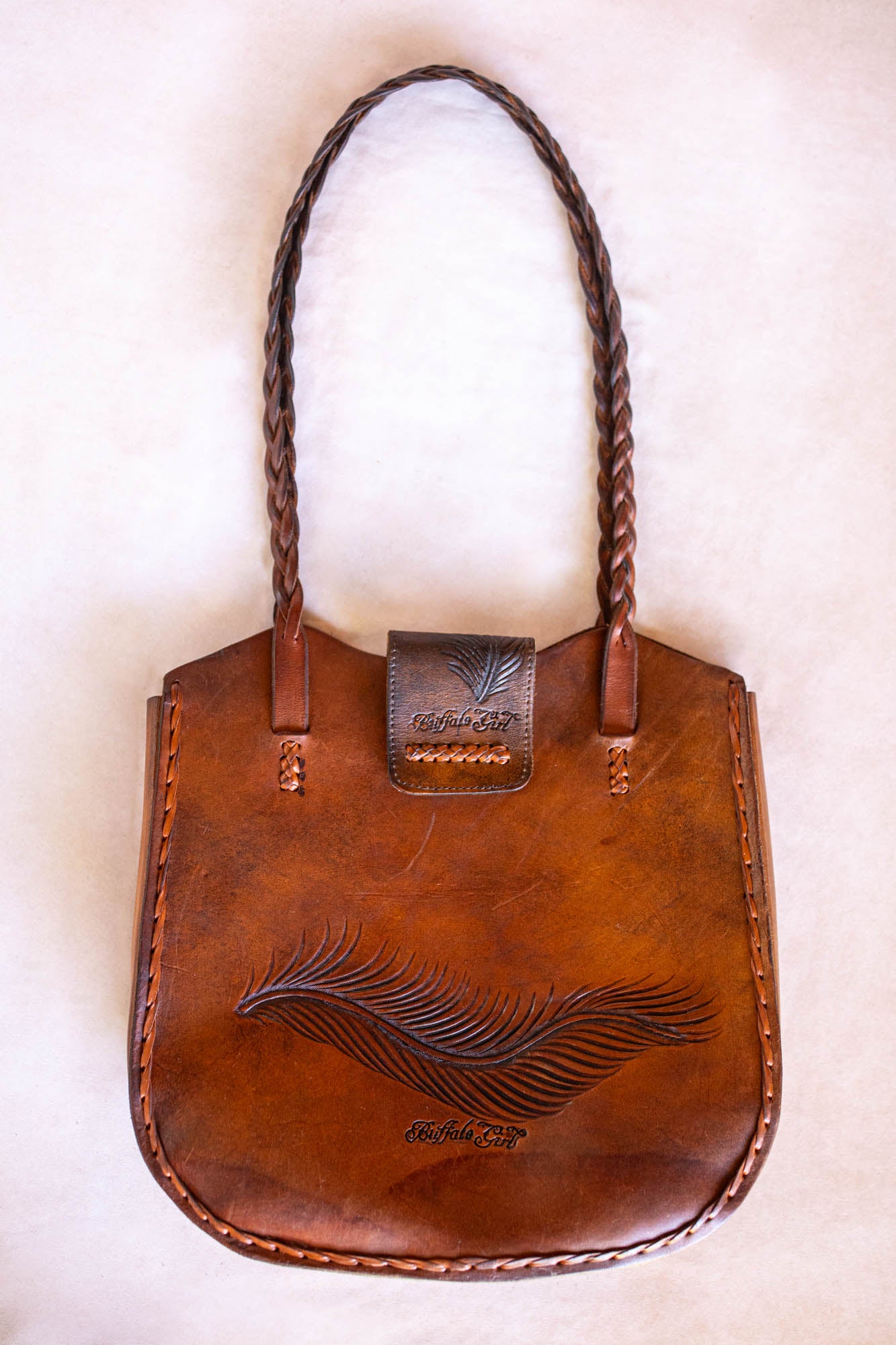 Vintage Dream Chaser Tote Bag with Turquoise