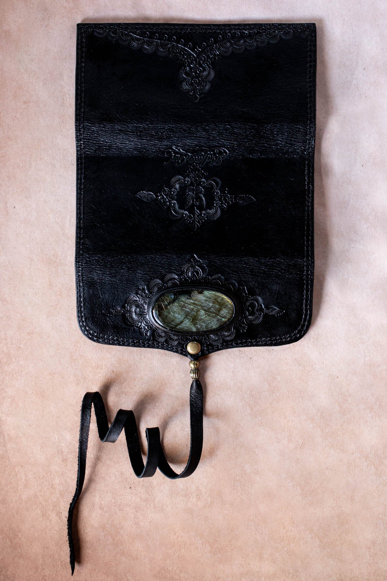 Mandala Wallet with Labradorite
