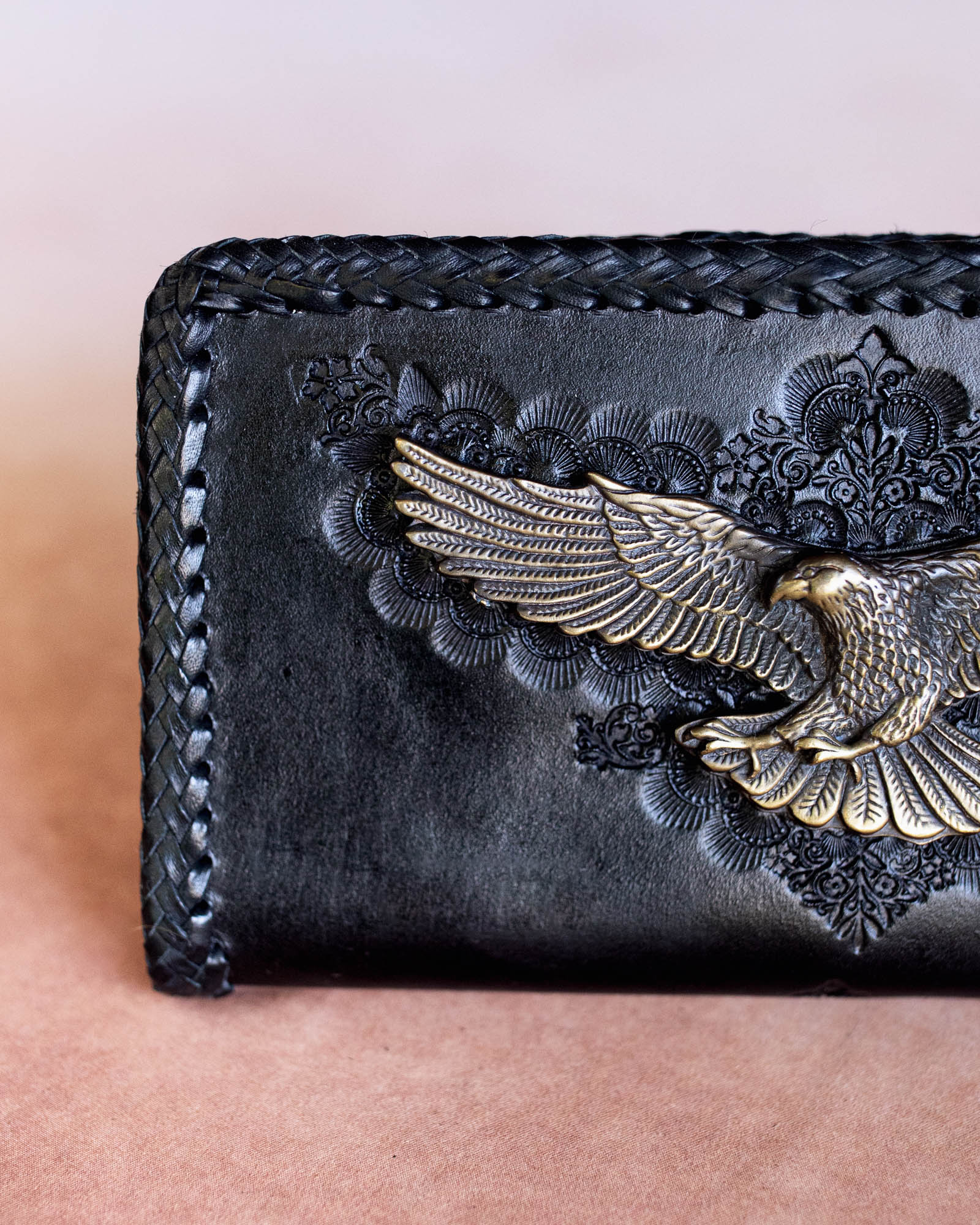 Large Double Sided Pegasus & Rebel Eagle Wallet