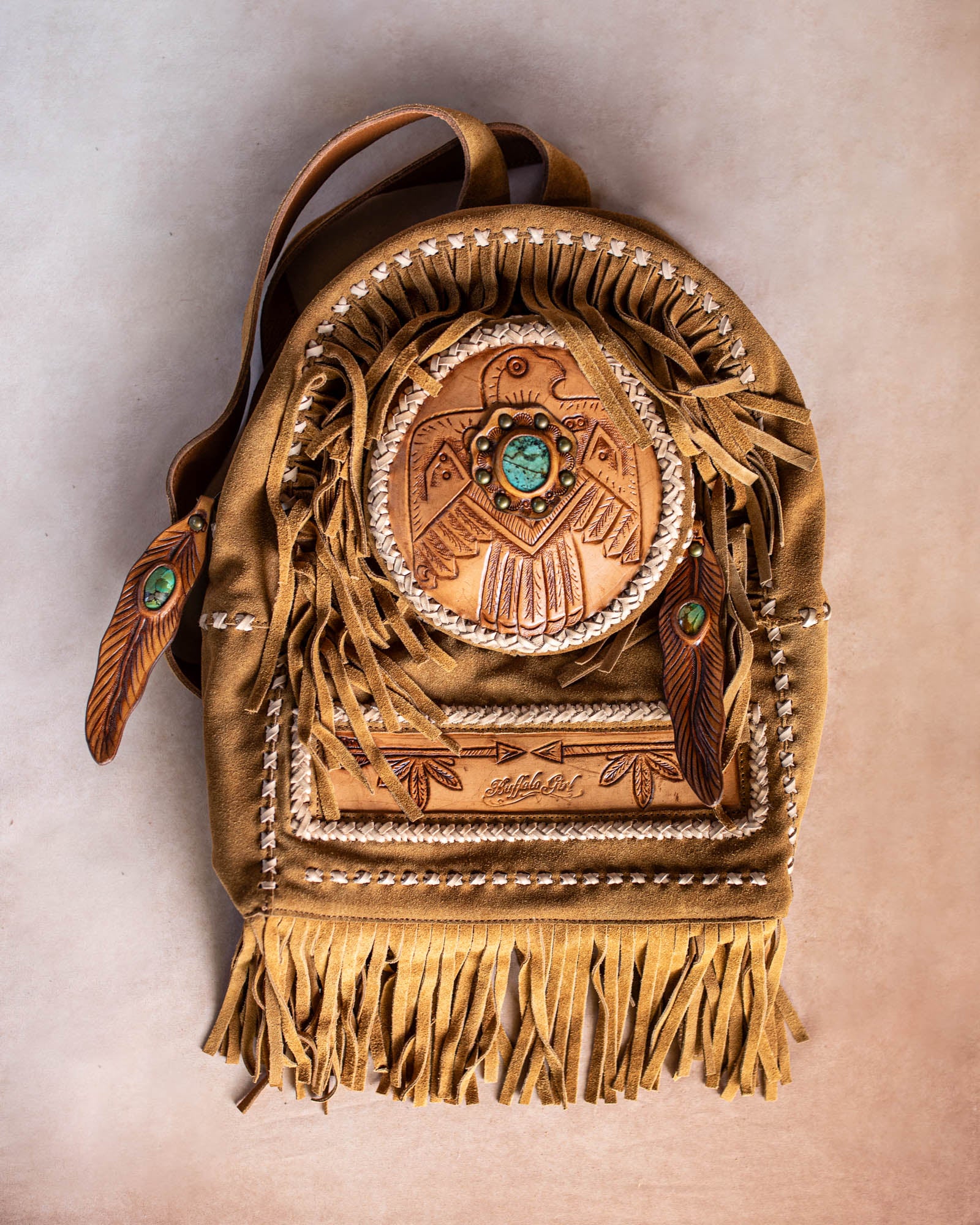 Only The Brave Thunderbird Backpack with Turquoise